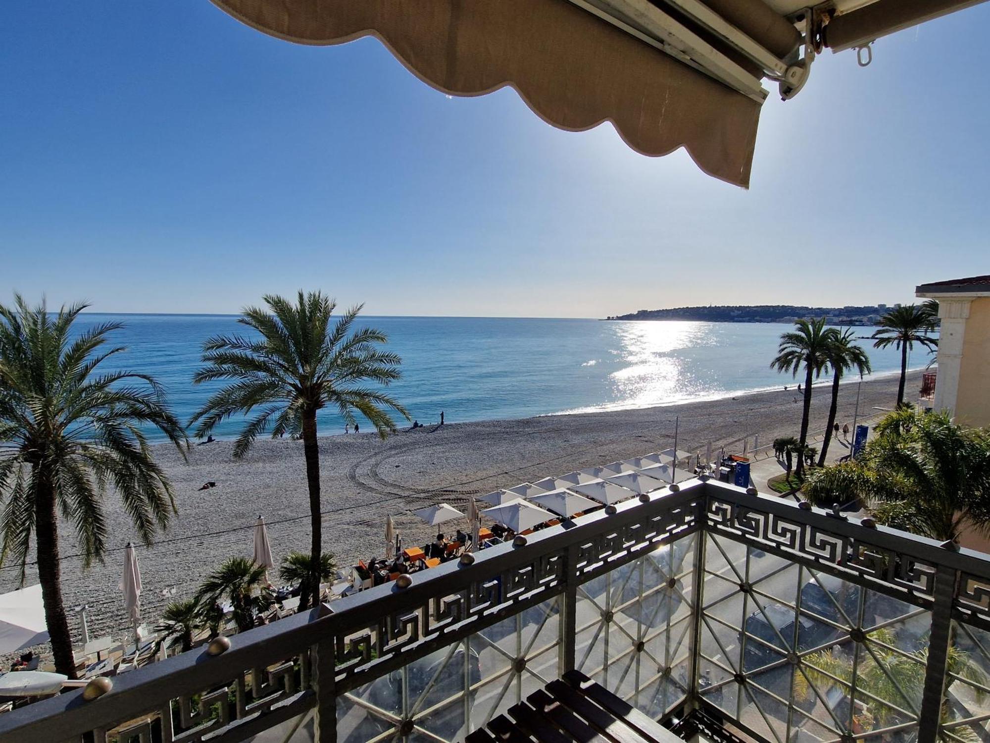 Villa Azzurra Menton Apt Luxe, Front Mer, 4Th Floor Of 5, Wifi, Tvsat, Climate Exterior foto